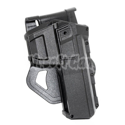 Polymer Hard Case Moveable Holster For G17 G18 G19 Pistol Airsoft Black