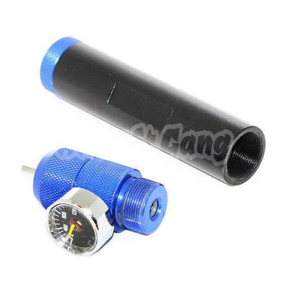 12g Co2 Charger Portable Adaptor with Readout Black/Blue