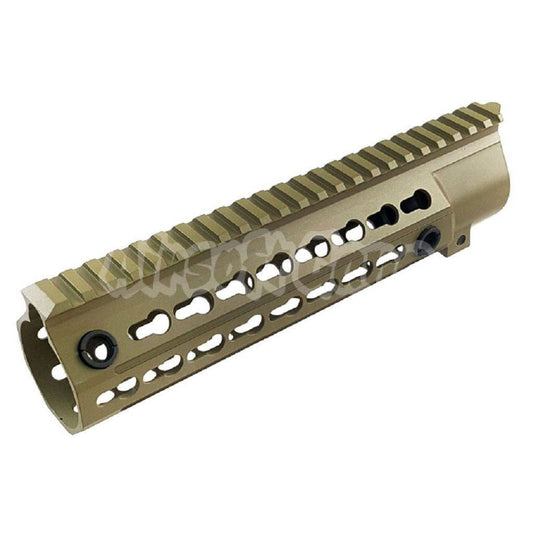 5KU 9.5" Inches 245mm Handguard Rail Keymod For D-Boys / WE / VFC HK416 Series Airsoft Dark Earth