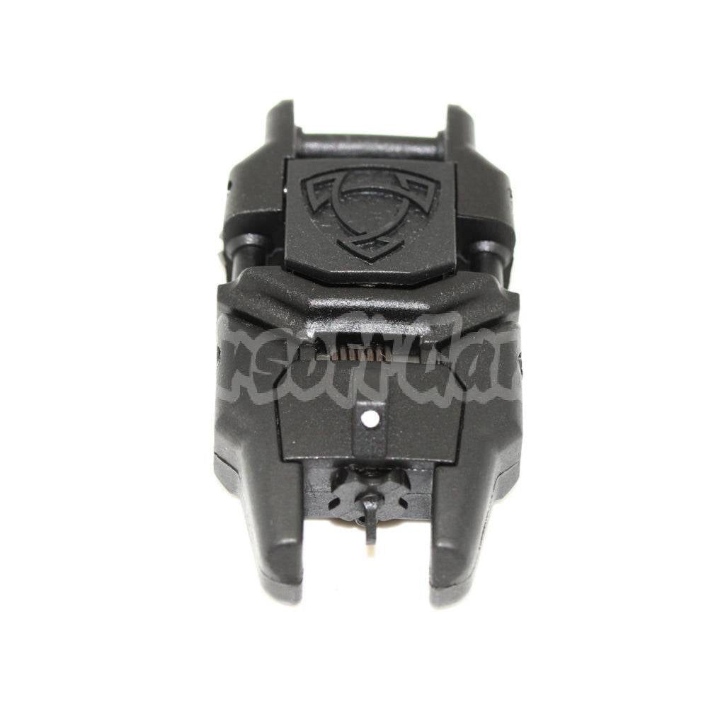 APS Rhino Auxiliary Flip Up Front Sight For AEG Airsoft Black