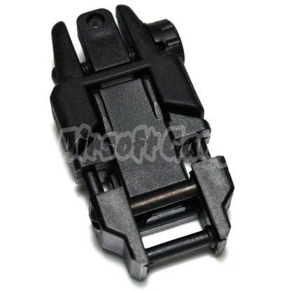 APS Rhino Auxiliary Flip Up Rear Sight AEG Airsoft Black