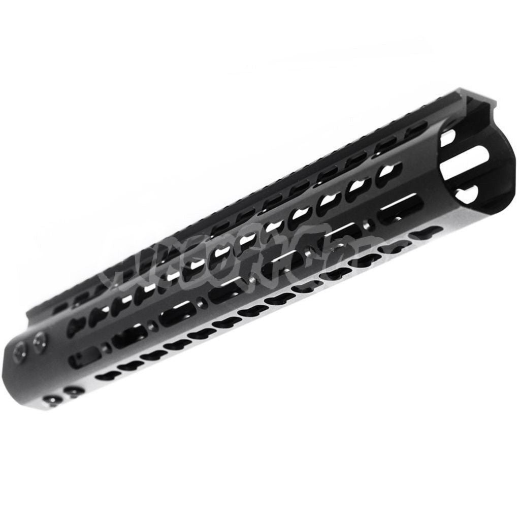 CNC Aluminum 13.5" Inches Keymod RAS Handguard Rail System For M4 M16 Series Airsoft Black