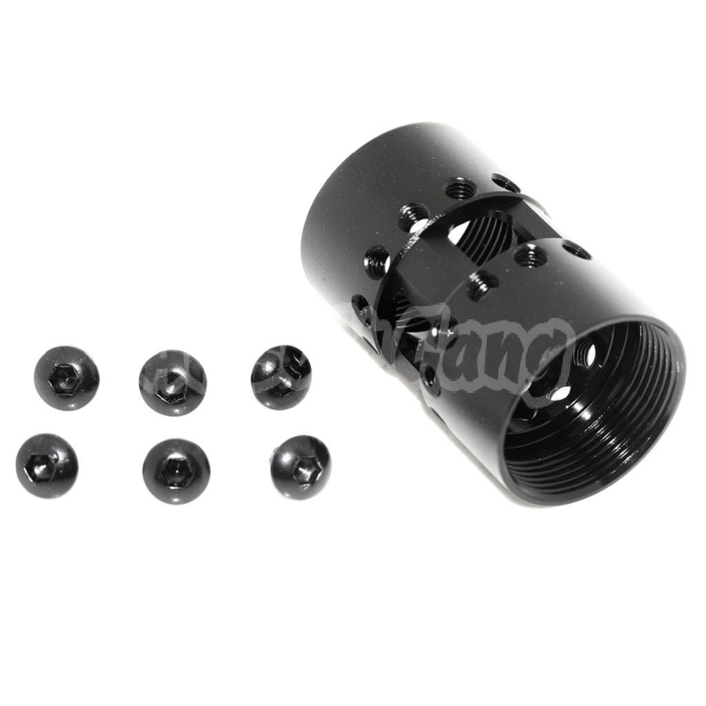 CNC Aluminum 13.5" Inches Keymod RAS Handguard Rail System For M4 M16 Series Airsoft Black