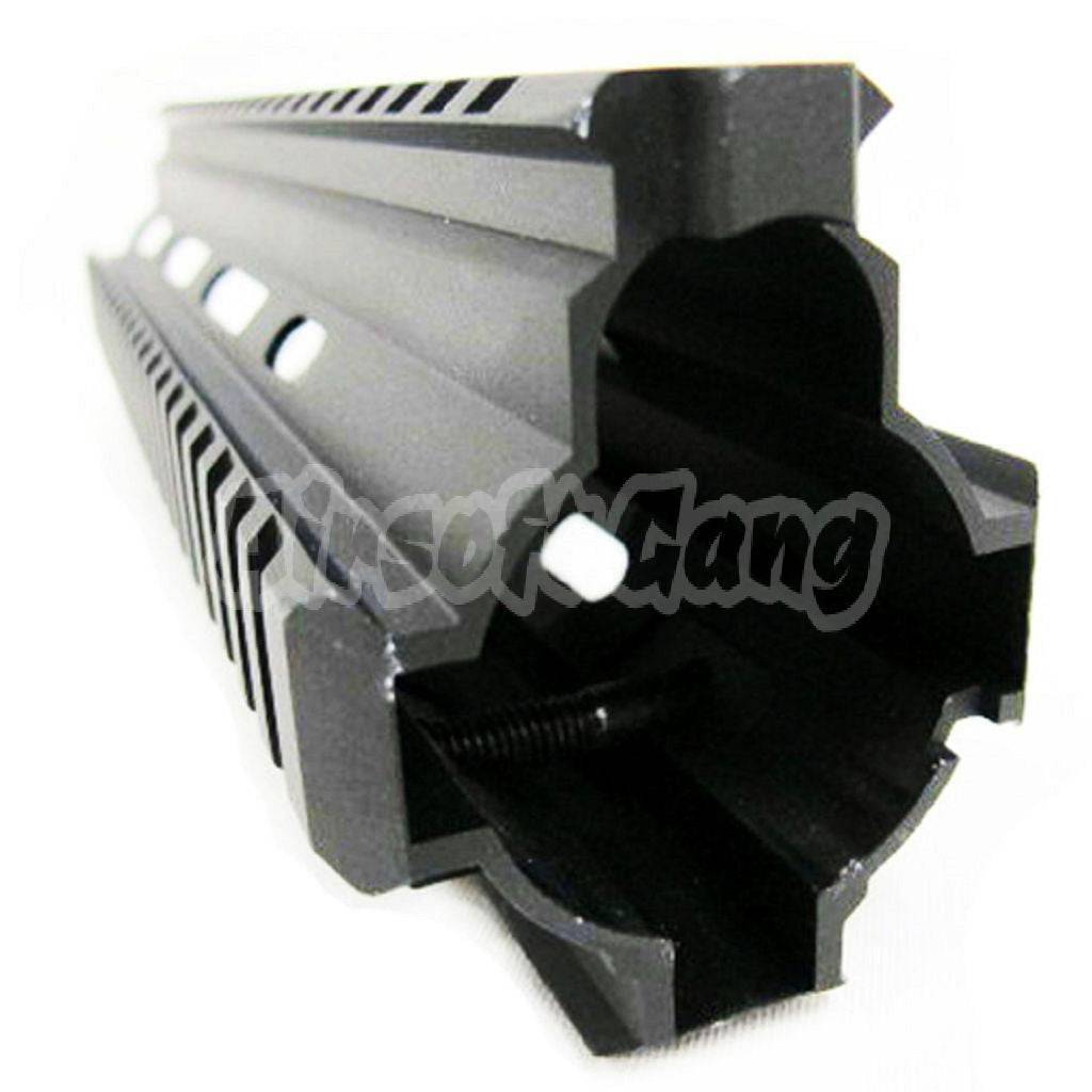 CNC Aluminum 10.5" Inches RAS Handguard Rail System For 416 Series AEG GBB Airsoft Black