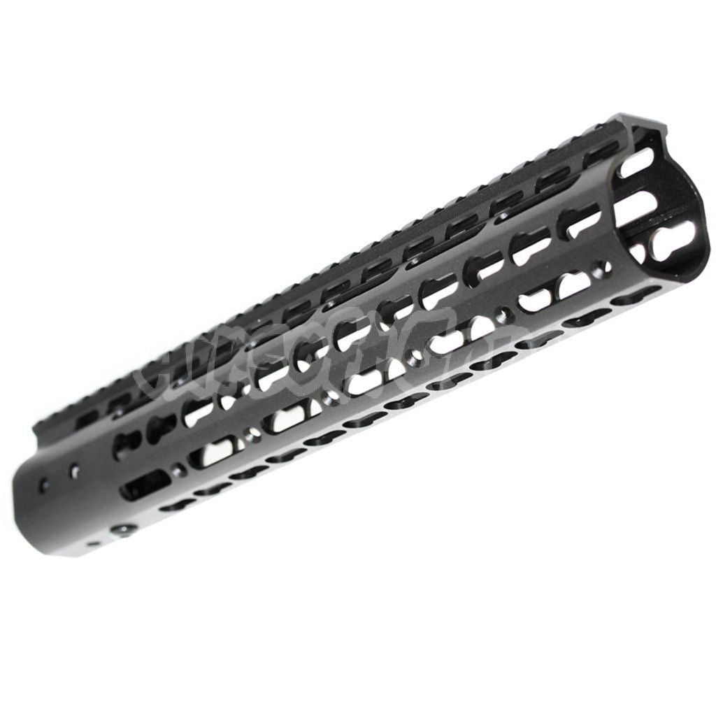 CNC Aluminum 12" Inches Keymod RAS Handguard Rail System For M4 M16 Series Black