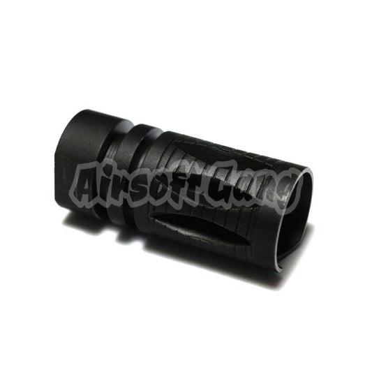 M4 Steel Muzzle Flash Hider For -14mm CCW Threading Rifle Black