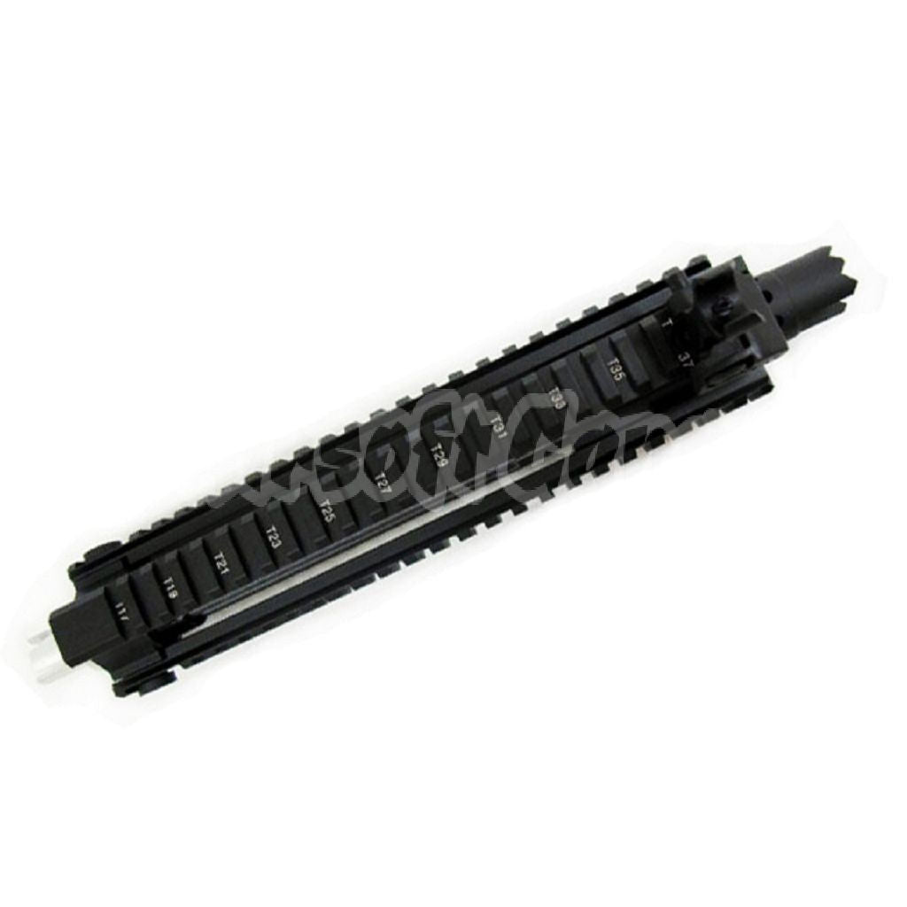 E&C CNC Aluminum MK110 RAS Front Set Handguard Rail System With 9.5" Inches Outer Barrel For M4 M16 M4A1 Series AEG Airsoft Black