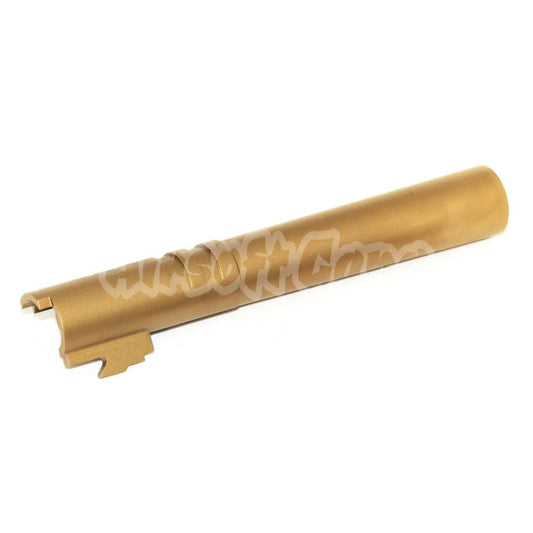 Airsoft 5KU 5" Inches Steel Outer Barrel +11mm CW for Tokyo Marui Hi-Capa 5.1 GBB Gold