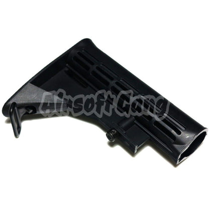 E&C 6-Position Sliding Stock For HK416 M4 M16 Series AEG Airsoft Black