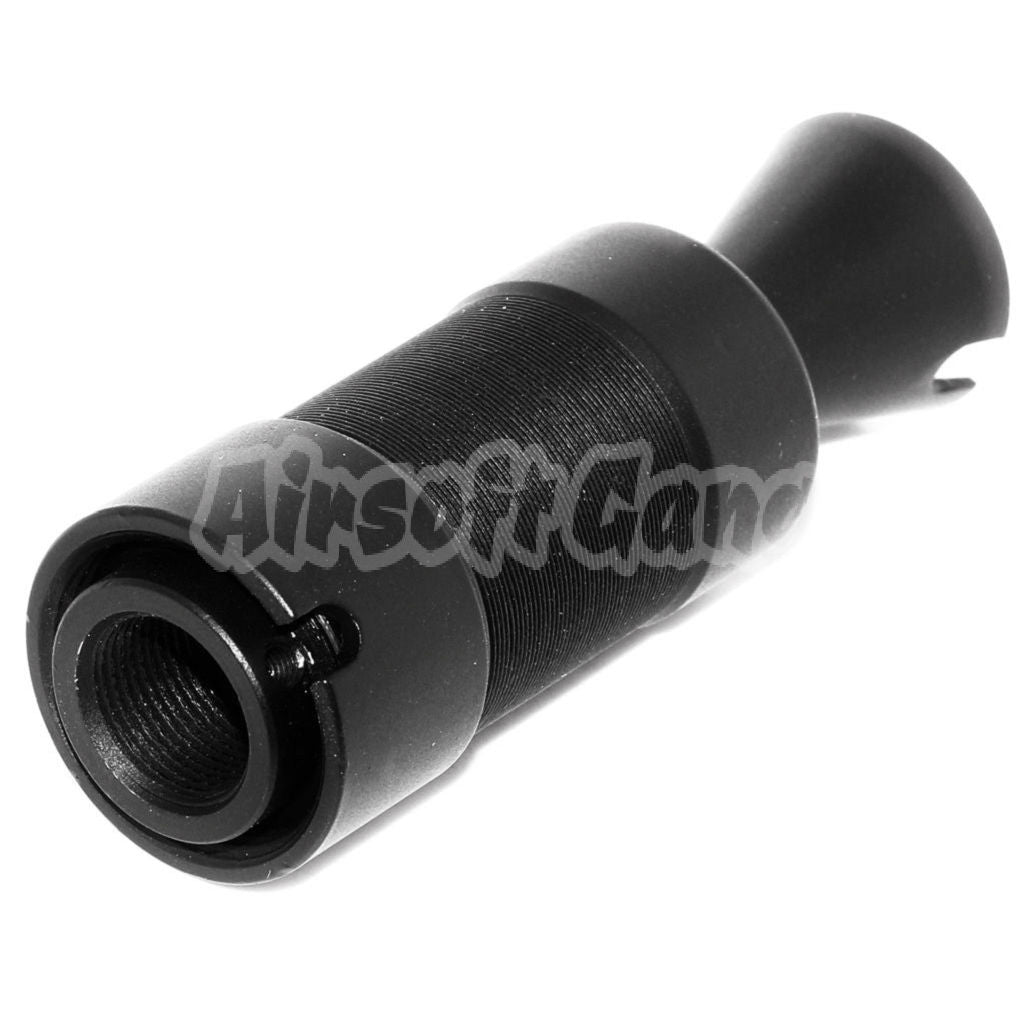 CYMA AK74U Metal Flash Hider For -14mm CCW Threading Rifle Black