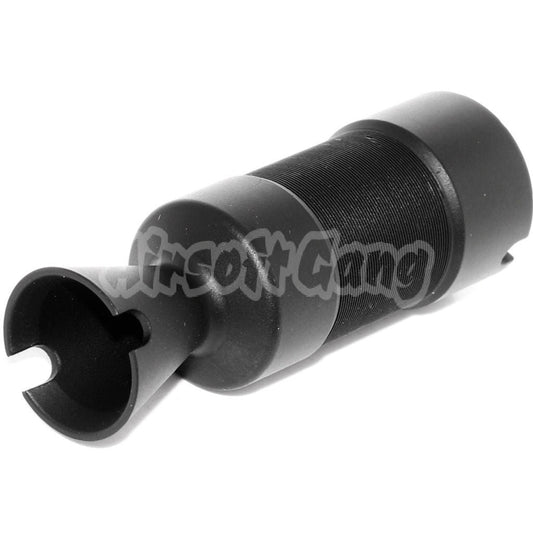 CYMA AK74U Metal Flash Hider For -14mm CCW Threading Rifle Black