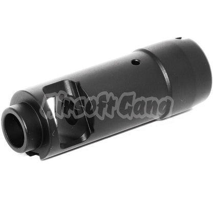 CYMA AK74 Metal Flash Hider For -14mm CCW Threading Rifle Black