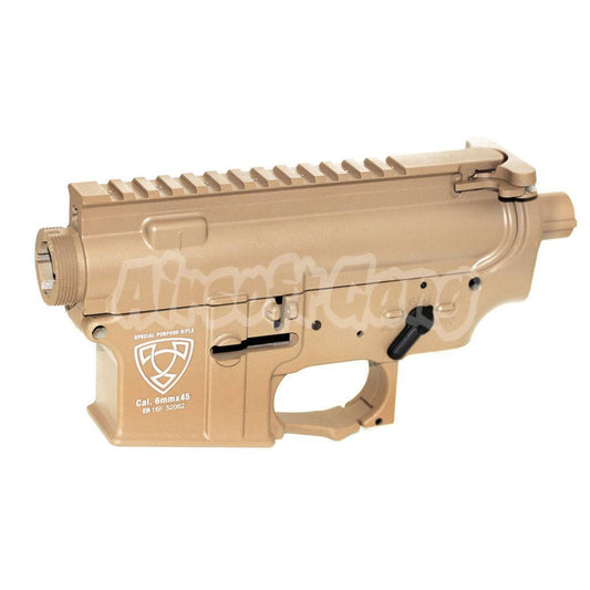 APS Logo Upper Lower Body Receiver For ASR M4 M16 Series AEG Airsoft Dark Earth