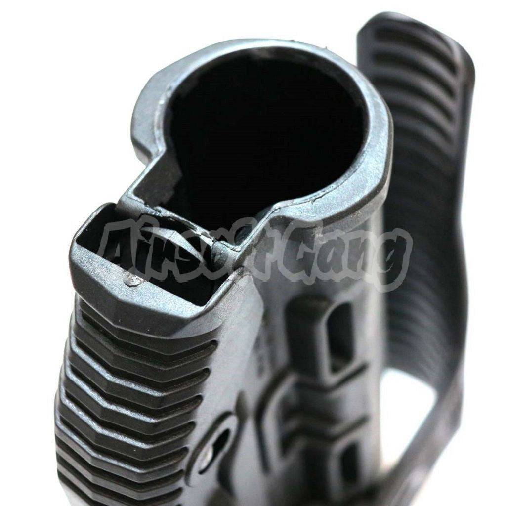 GL-Shock Style Recoil-Reducing Stock with Riser For M4 M16 AR Series AEG Airsoft Black