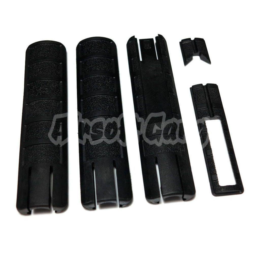 D-BOYS 3pcs Set TD Battle Grip Type Rail Cover Panel Black