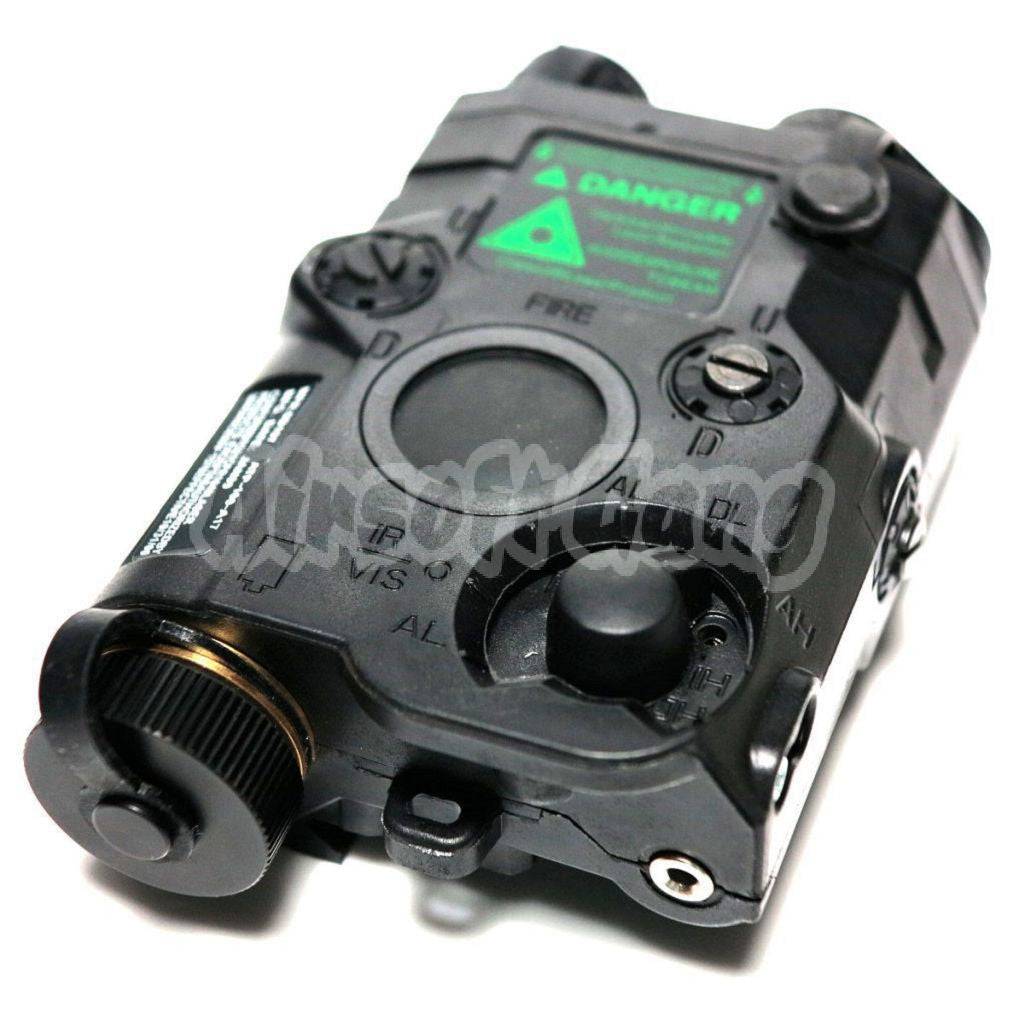 FMA PEQ-15 Green Dot Laser & LED Flashlight Black