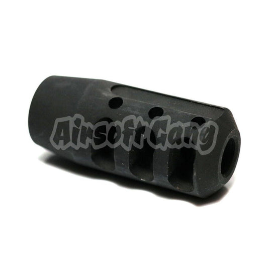 MSTN Steel Flash Hider For All -14mm CCW Threading Rifle Black