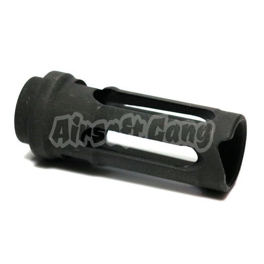 Phantom Type Metal Flash Hider For All -14mm CCW Threading Rifle Black