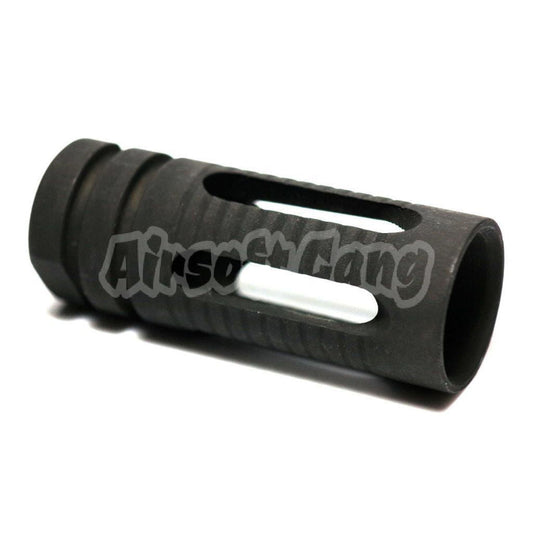 Phantom 5C1 Type Metal Flash Hider For All -14mm CCW Threading Rifle Black