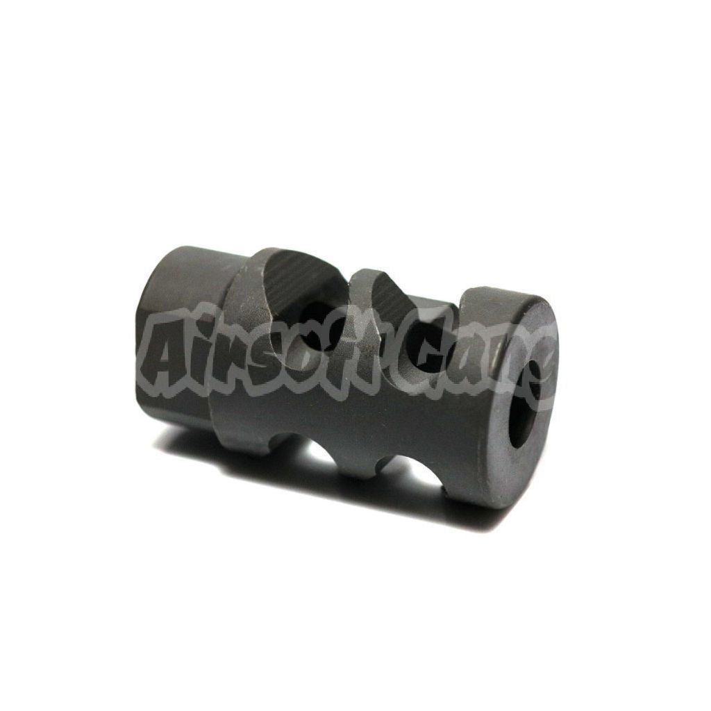 DNTC 2.0 Type Metal Flash Hider For All -14mm CCW Threading Rifle Black