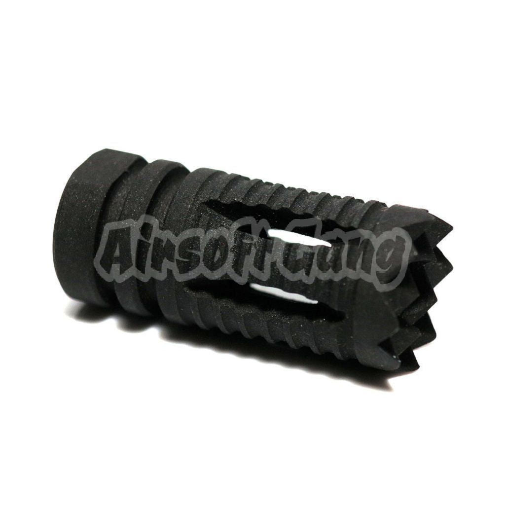 M4 Series AAC Type Metal Flash Hider For All -14mm CCW Threading Rifle Black