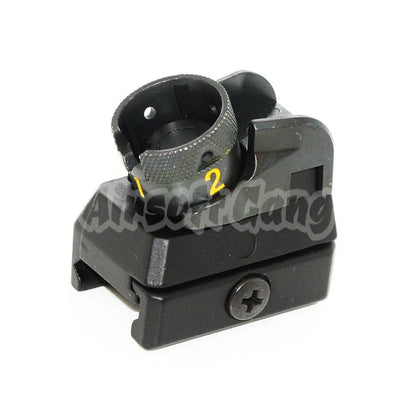 D-BOYS HK416 Fixed Combat Rear Sight Black