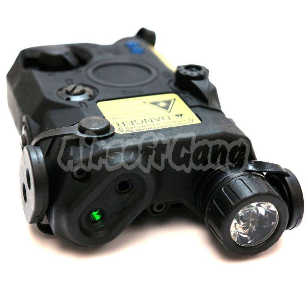 FMA PEQ 15 LA Style Upgrade Version Box with Green Dot Laser Black