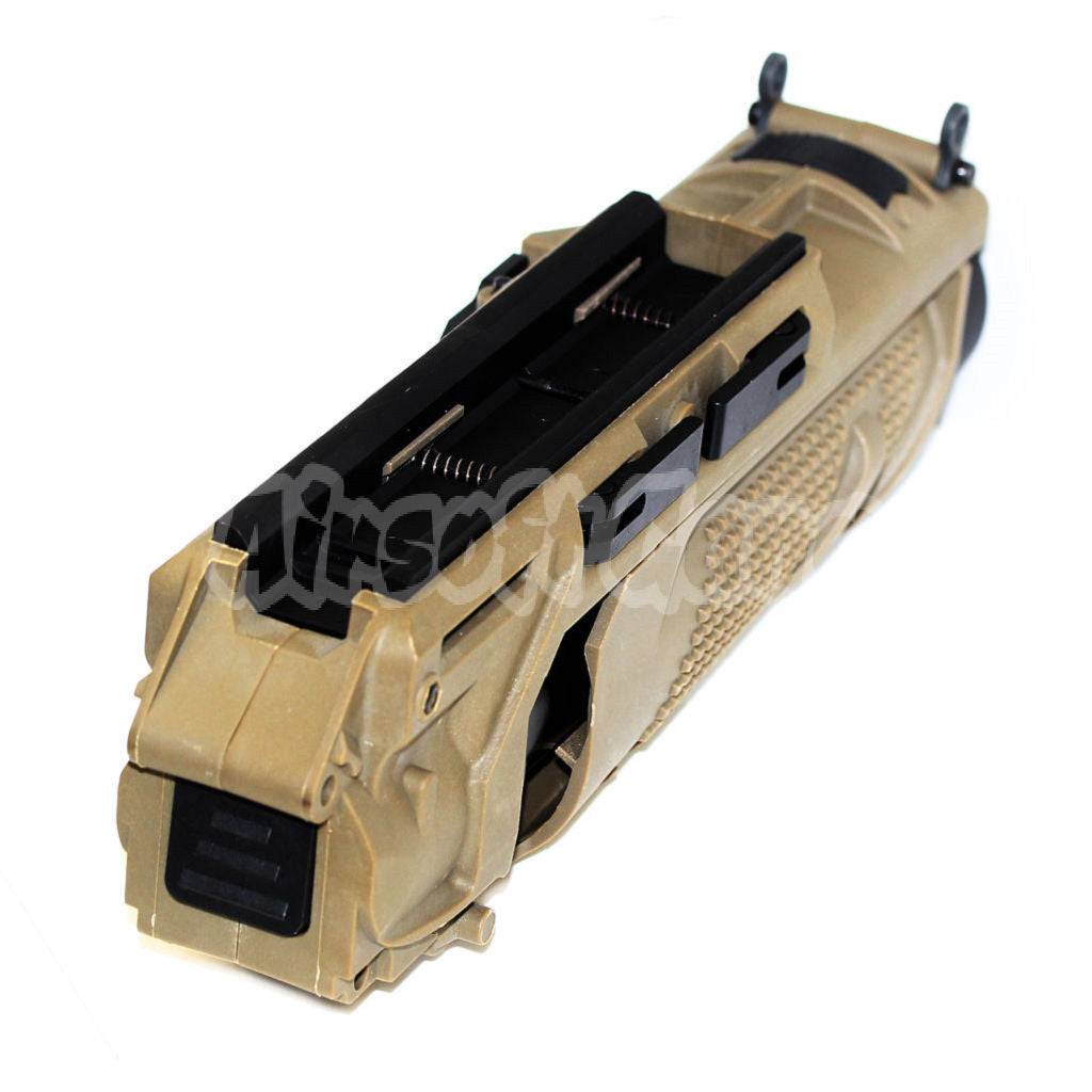 EGLM Fast Side Loading 40mm SCAR Grenade Launcher For AEG SCAR ASC MK16 D-Boys VFC Echo1 G&G Classic Army And Other SCAR MK16 MK17 Dark Earth