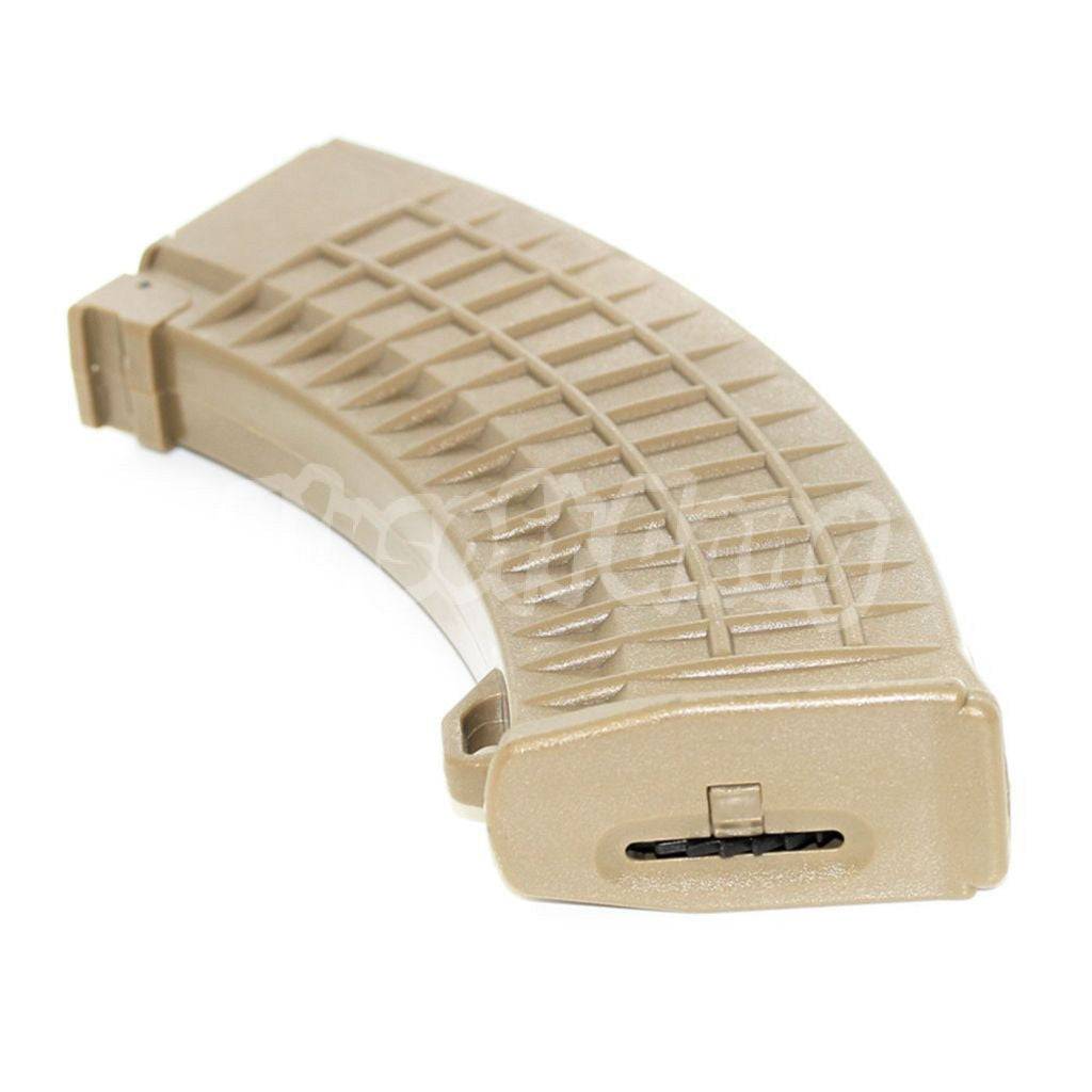 CYMA 550rd Hi-Cap Waffle Magazine For AK-Series CYMA / Tokyo Marui / D-Boys / Jing Gong JG / Classic Army / ICS / APS AEG Airsoft Khaki Tan