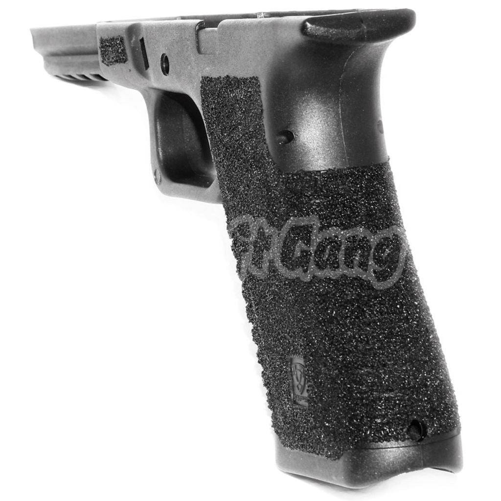 APS GBB Pistol Stippling Lower Frame For ACP601 ACP606 Black Hornet Tokyo Marui G17 G18C Black