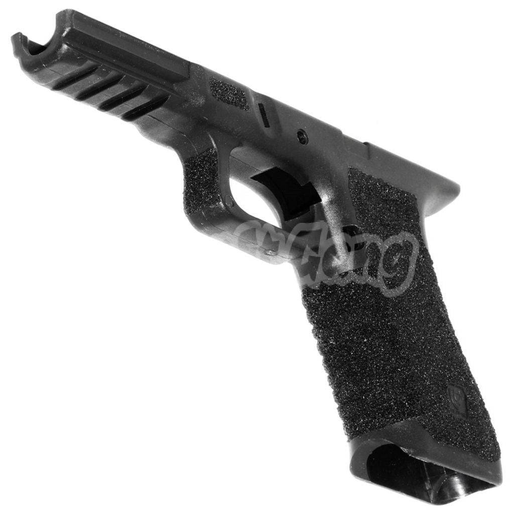 APS GBB Pistol Stippling Lower Frame For ACP601 ACP606 Black Hornet Tokyo Marui G17 G18C Black