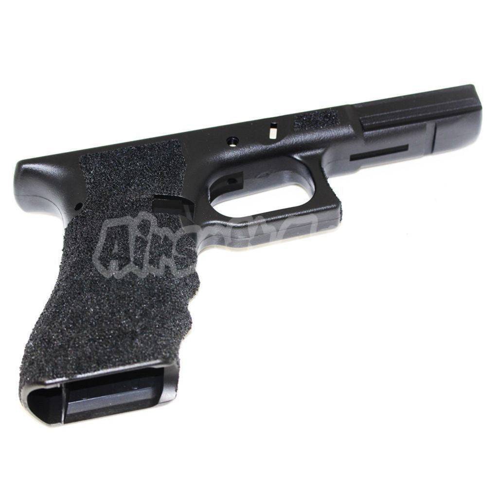 APS GBB Pistol Custom Stippling Lower Frame For ACP601 ACP606 Black Hornet Tokyo Marui G17 G18C Black