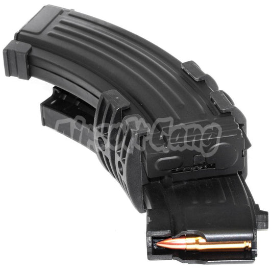 BATTLEAXE 1200rd Auto Winding Electric Dual Magazine with 220v EU Plug For AK-Series AEG Airsoft