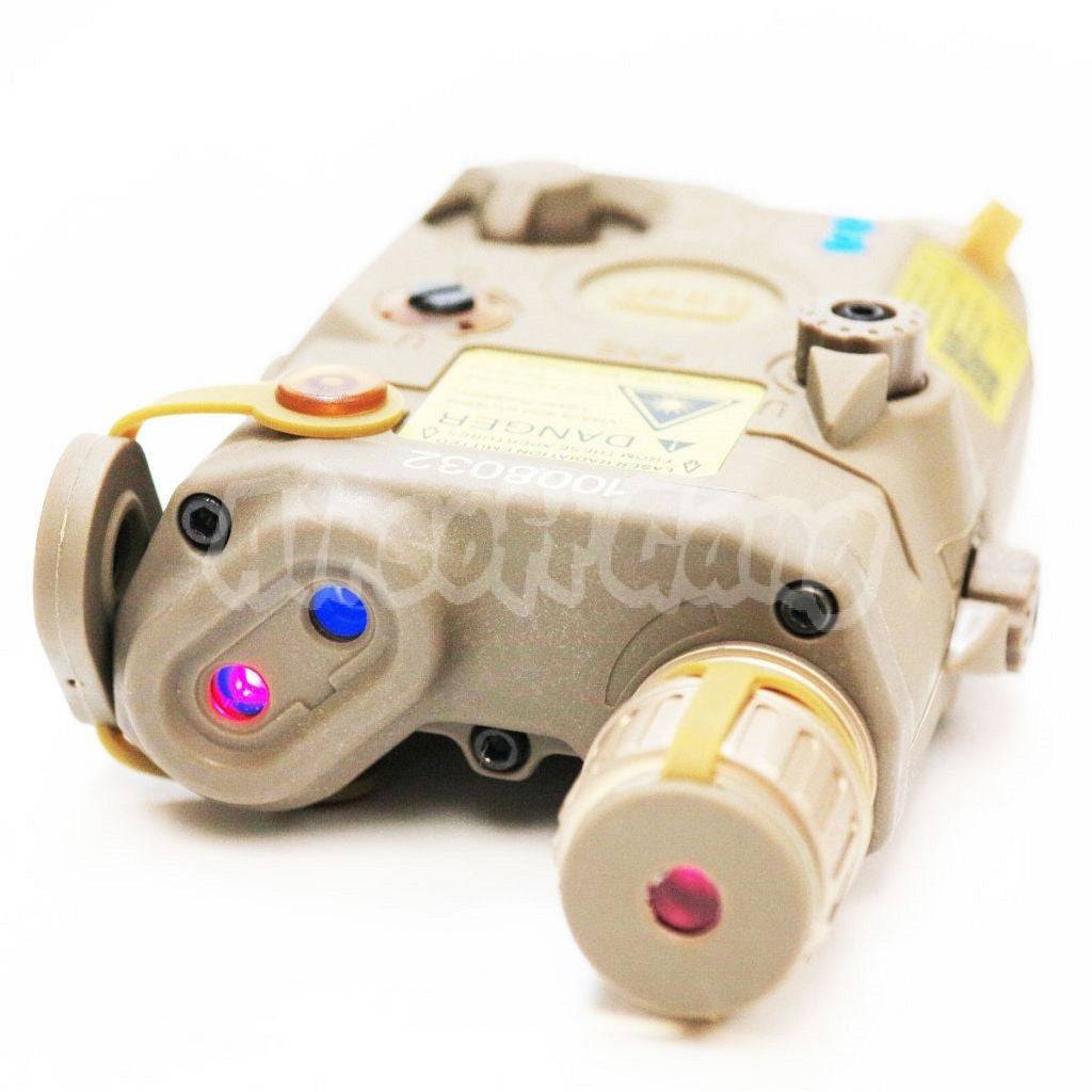 FMA PEQ LA5-C Upgrade Version LED White Light + Red/IR Dot Laser Dark Earth Brown