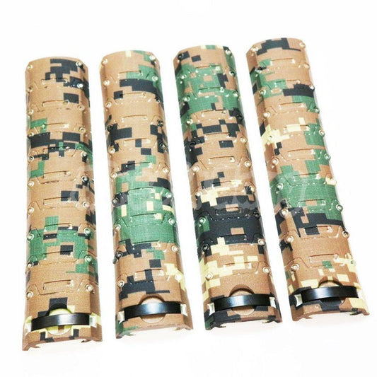 Energy 4pcs Set Armor RIS RAS Rail Cover Panel Woodland Digital Camo