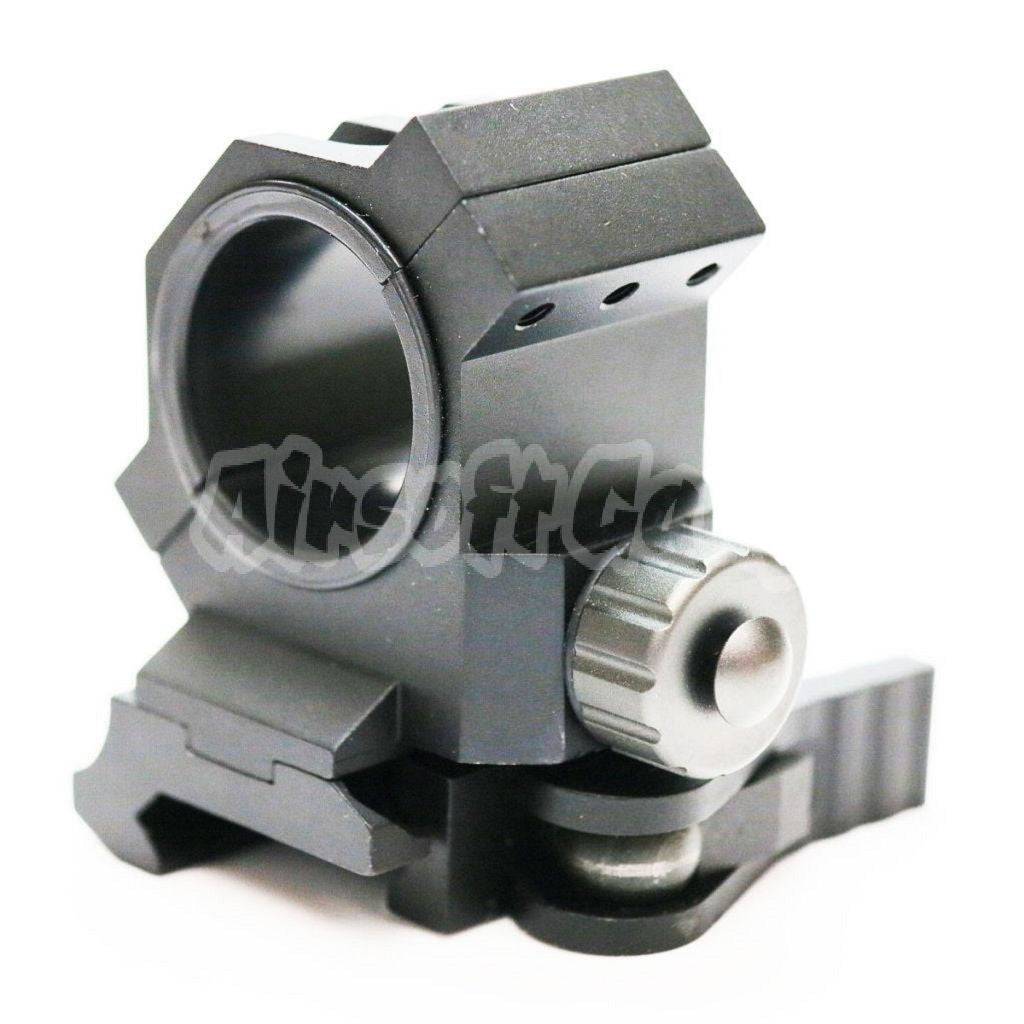 25mm/30mm Scope Red Dot Sight QD Lever Mount Black