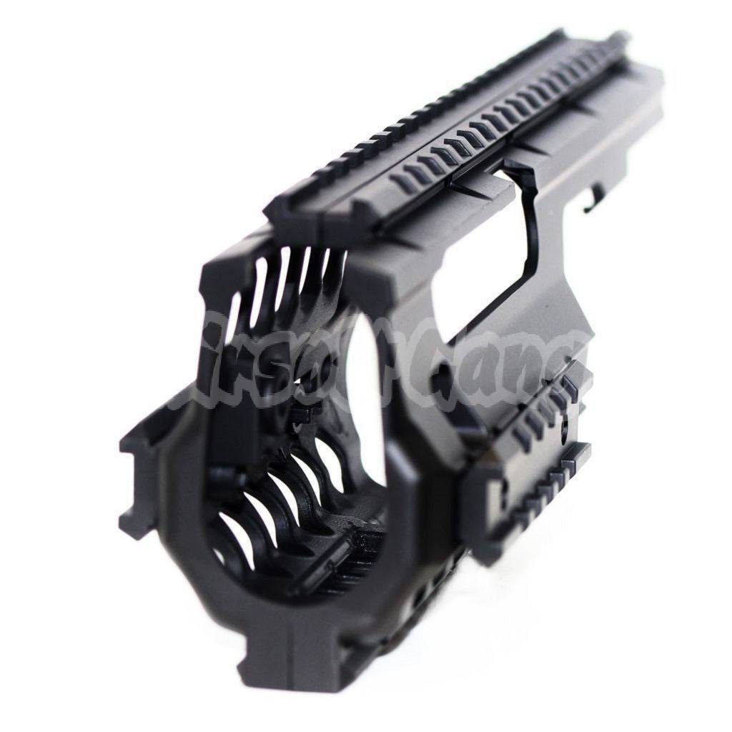 Light Weight 250mm Rail System Handguard For Tokyo Marui MP5K / MP5K PDW Airsoft Black