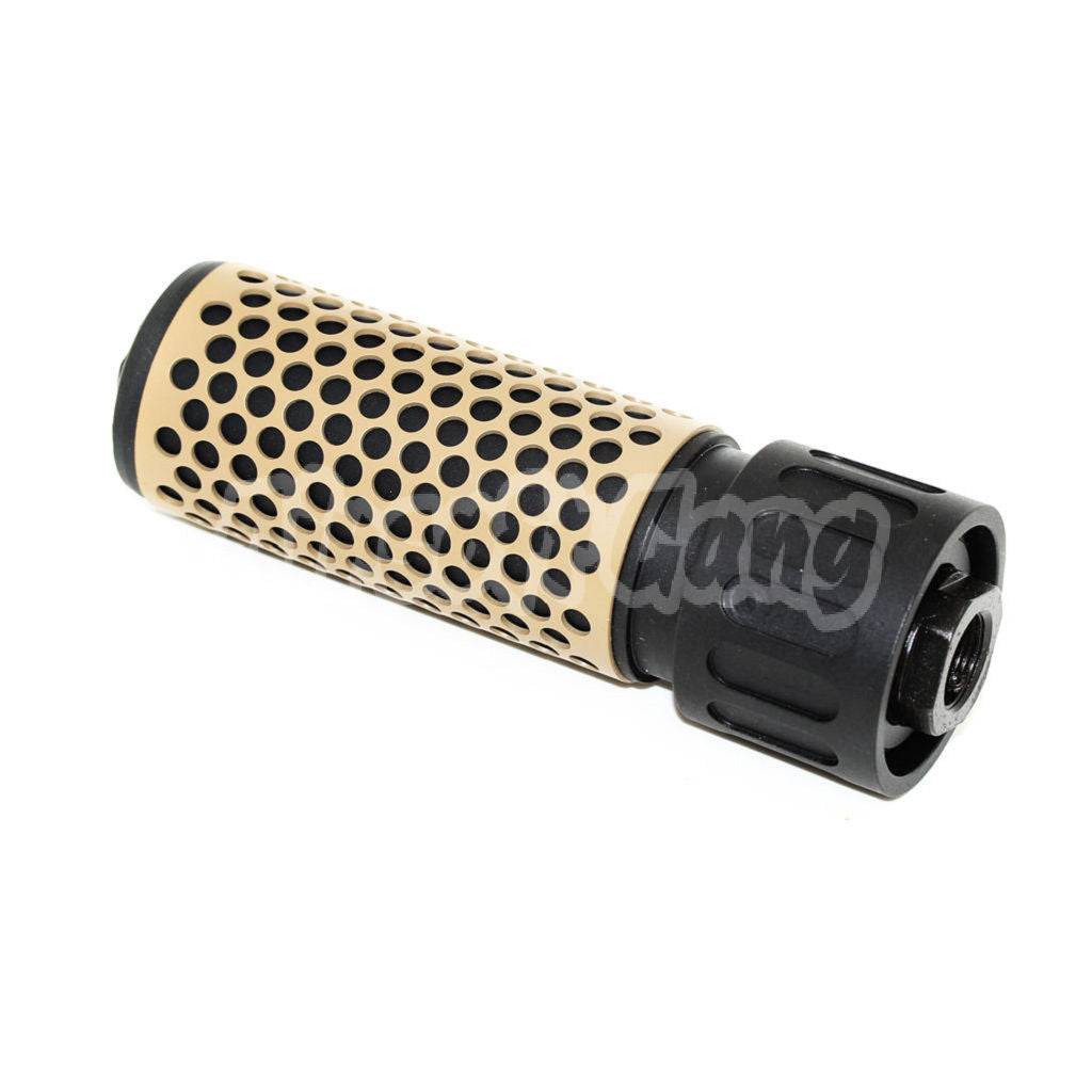 125mm 5" Inches 5.56 Style QDC Suppressor Silencer Extend Barrel Tube Black/Dark Earth