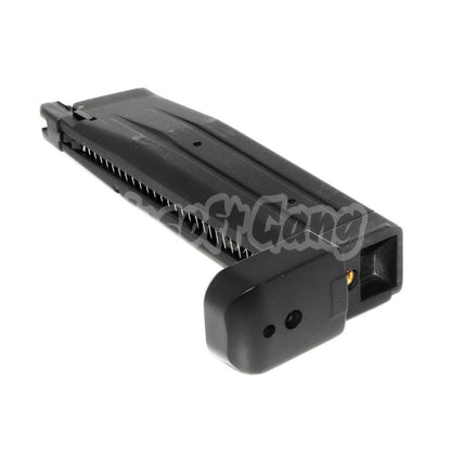 Golden Eagle 30rd Gas Magazine for JG Golden Eagle 3302 3304 ARMY R501 R601 R603 R604 / KJ KP-05 / Zeon / EMG SAI STI TTI / AW / WE / Tokyo Marui Hi-Capa GBB Pistol Black