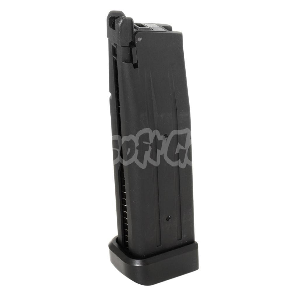 Golden Eagle 30rd Gas Magazine for JG Golden Eagle 3302 3304 ARMY R501 R601 R603 R604 / KJ KP-05 / Zeon / EMG SAI STI TTI / AW / WE / Tokyo Marui Hi-Capa GBB Pistol Black