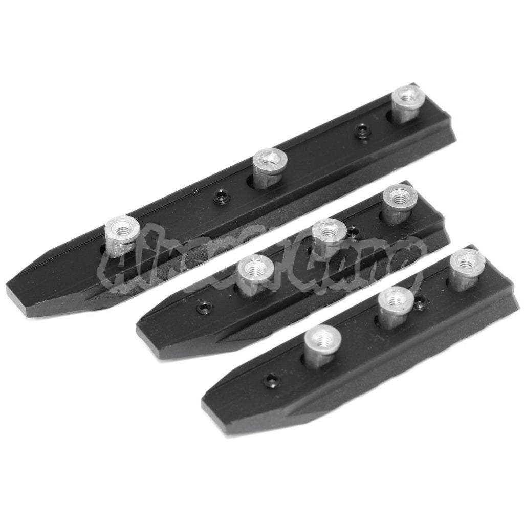 3pcs 115mm/75mm/75mm UXR4 Keymod Rail Set Black