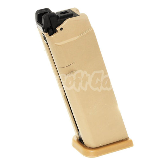 Airsoft 24rd Gas Magazine for ISSC M22 / EMG SAI BLU / APS / ARMY / BELL / UMAREX / Elite force / VFC / AW / WE / Tokyo Marui G17 G18C G-Series GBB Pistol Tan