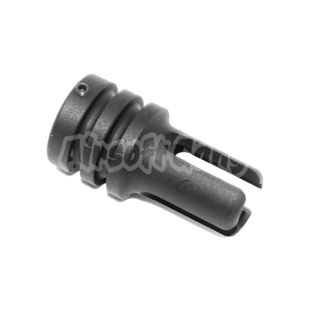 Airsoft 44mm AR15 601 Style Flash Hider -14mm CCW Threaded Black ...