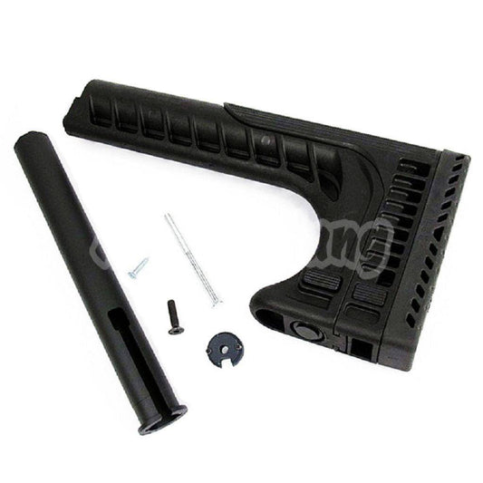 SSR-25 Sniper Adjustable Stock For M4 M16 SR25 Series AEG Airsoft Black