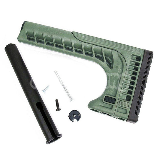 SSR-25 Sniper Adjustable Stock For M4 M16 SR25 Series AEG Olive Drab OD