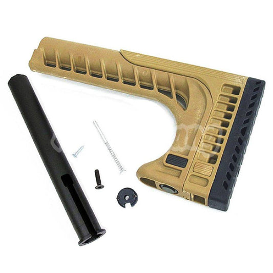 SSR-25 Sniper Adjustable Stock For M4 M16 SR25 Series AEG Dark Earth Tan