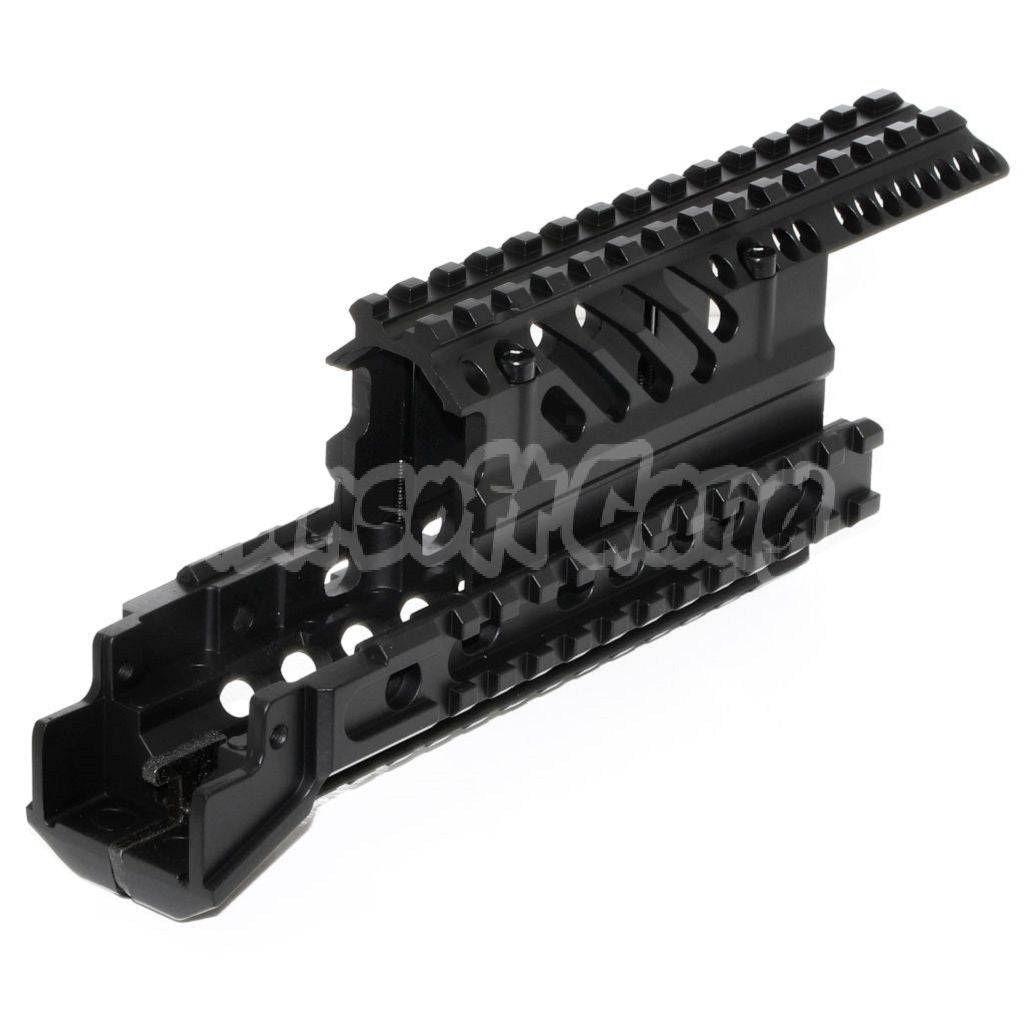 Airsoft CYMA X47 Aluminum Upper Lower RIS RAS Handguard Rail System For AK Series AEG