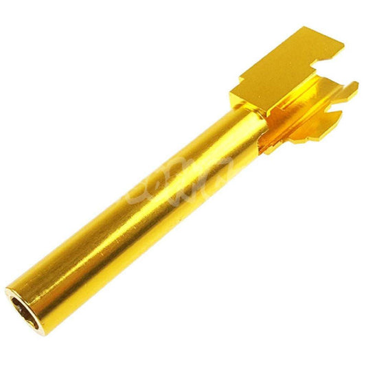 5KU CNC Aluminum Outer Barrel Type 1 For Tokyo Marui G17 GBB Pistol Airsoft Gold