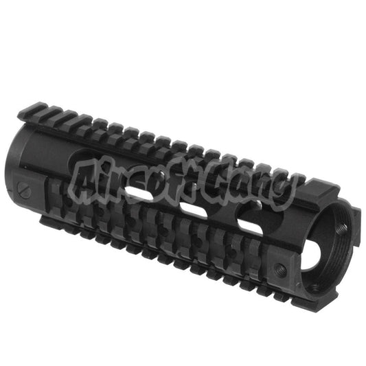 5KU 183mm Fighting Cat Carbine Length Free Float Handguard 4-Side Rail System for M4 M16 Series AEG GBB Rifle