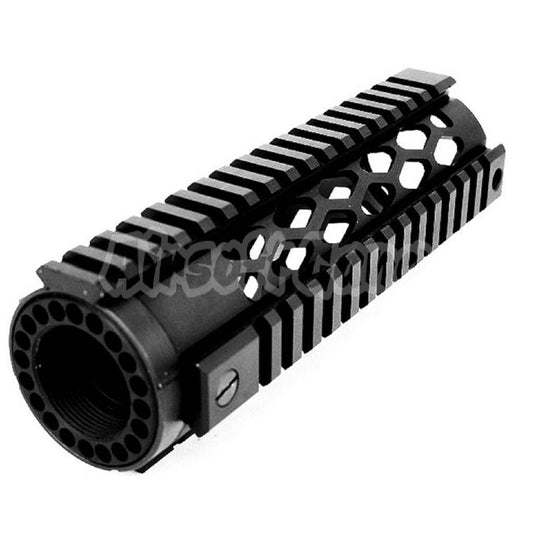 5KU Diamond Series Carbine RAS Rail System Handguard For M4 M16 Series AEG GBB Airsoft Black